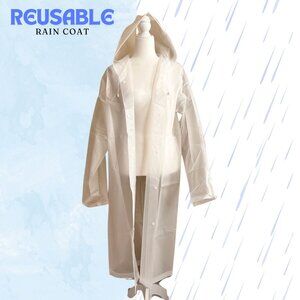 NWT Rain Coats Poncho for Adults Reusable Lightweight (2 Pack)